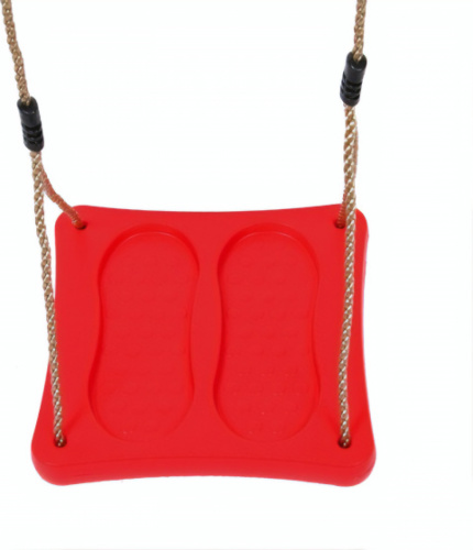 Swing King voetschommel 35 x 35 cm kunststof rood