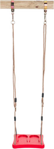 Swing King voetschommel 35 x 35 cm kunststof rood