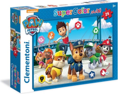 Clementoni Legpuzzel Supercolor Paw Patrol 24 stuks