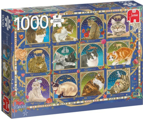 Jumbo legpuzzel Kattenhoroscoop 1000 stukjes