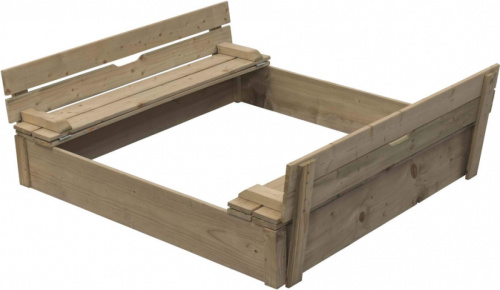 Swing King zandbak Robert 120 x 120 x 25 cm FSC hout blank