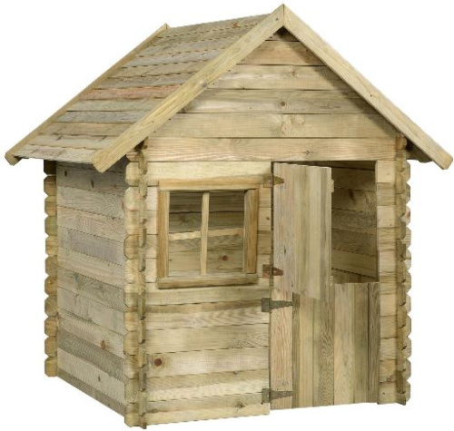 Swing King speelhuisje Louise Deluxe 135 x 130 cm FSC vurenhout