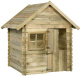 Swing King speelhuisje Louise Deluxe 135 x 130 cm FSC vurenhout
