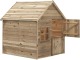 Swing King speelhuisje Louise Deluxe 135 x 130 cm FSC vurenhout