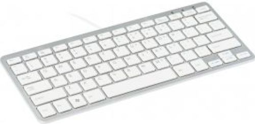 R-Go Tools Compact Keyboard (NORDIC)White USB QWERTY Nordic Wit