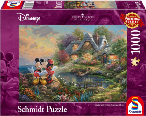 999 Games puzzel Disney Mickey & Minnie karton 1000 stukjes