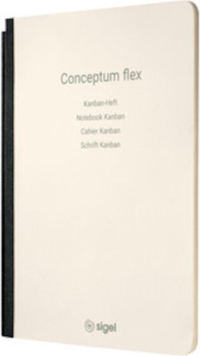 Sigel notitieblok Conceptum A5 kanban crème 92 pagina's