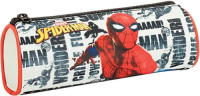 Marvel etui Spider Man junior 21 x 7,5 cm polyester wit/zwart