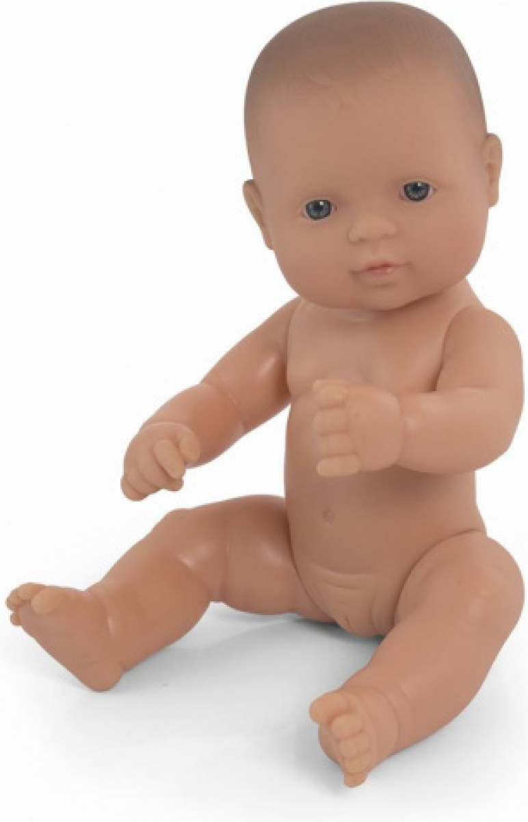 Miniland babypop Europees meisje 32 cm blank