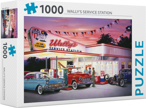 Rebo Productions legpuzzel Wally's service station 1000 stukjes