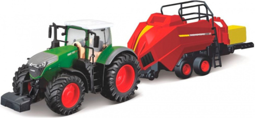 Bburago speelset tractor Fendt 1050 Vario junior groen/rood