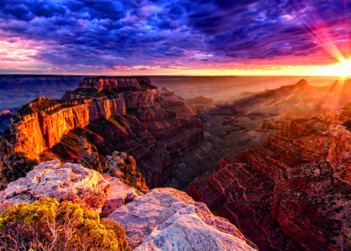 Rebo Productions legpuzzel Grand Canyon USA 1000 stukjes