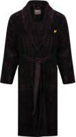 Lyle & Scott badstof badjas Lucas zwart