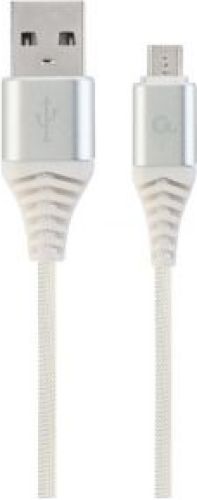 CableXpert CC-USB2B-AMMBM-2M-BW2 USB-kabel 2.0 USB A Micro-USB B Wit