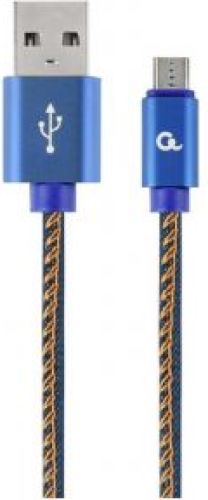 CableXpert CC-USB2J-AMMBM-1M-BL USB-kabel 2.0 USB A Micro-USB B Blauw