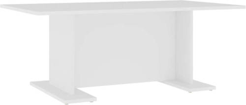 VidaXL Salontafel 103,5x60x40 cm spaanplaat wit