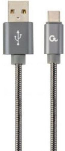 CableXpert CC-USB2S-AMCM-1M-BG USB-kabel 2.0 USB A Micro-USB B Grijs