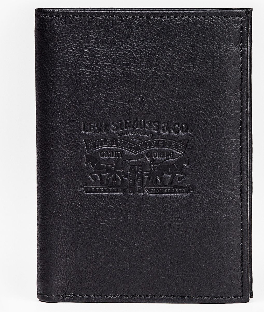 Levi's ® Portemonnee VINTAGE TWO HORSE VERTICAL COIN WALLET met gestempeld logo
