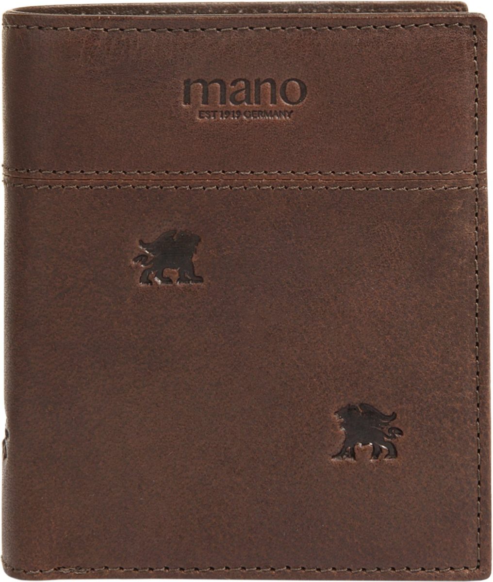 MANO Portemonnee DON LEON echt leder (1-delig)
