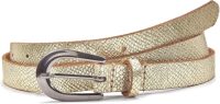 Lascana Leren riem heupgordeltje in metallic-snake-look