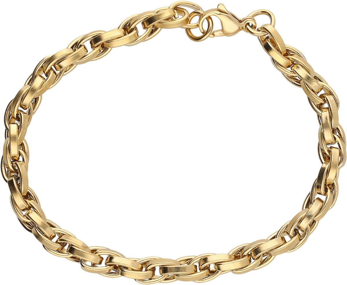 Firetti Armband Dubbele ankerkettingschakels, 6 mm breed