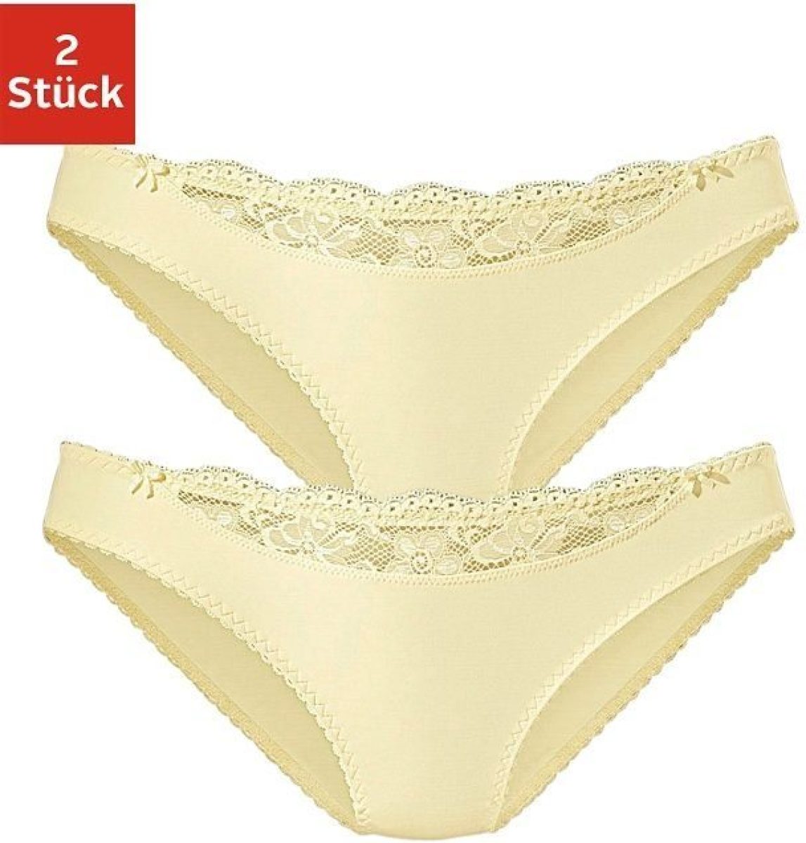Nuance Slip met een kanten inzet voor (2 stuks)