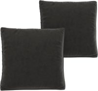 sit&more Bankkussen 2-delige kussenset in fluwelige look (set, 2 stuks)