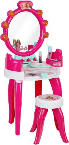 Klein Make-uptafel Barbie schoonheidssalon met accessoires met licht- en geluidsfunctie