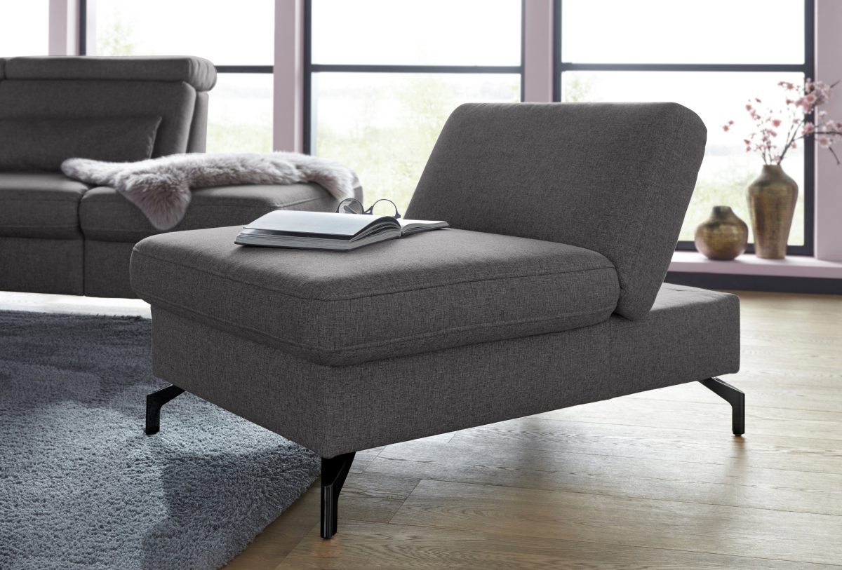 sit&more Hocker Poothoogte 12 cm, met binnenvering en inklapfunctie