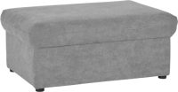 DOMO collection Hocker Topmatras met golfvering, op kunststof glijders
