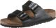 Birkenstock Slippers ARIZONA PATENT in glanzende lak-look, schoenwijdte: smal