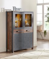 Helvetia Meble Vitrinekast Buffallo Hoogte 138 cm