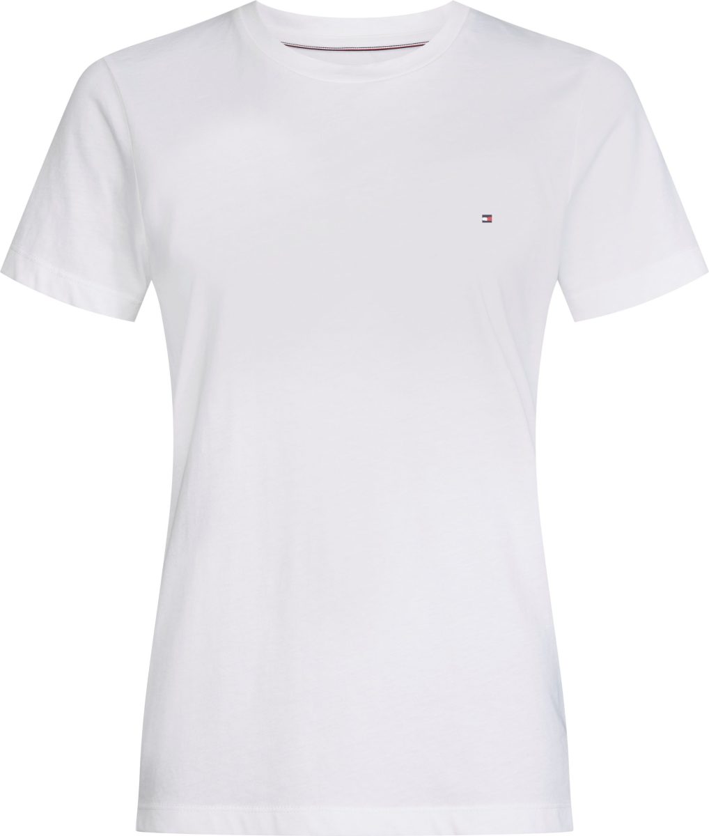 Tommy hilfiger T-shirt HERITAGE CREW NECK TEE met Tommy hilfiger-merklabel op borsthoogte