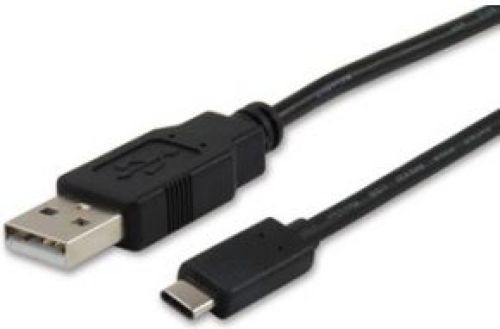 Equip 12888107 1m USB A USB C Zwart USB-kabel