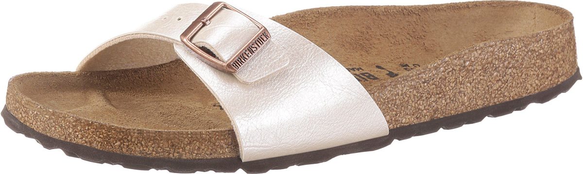 Birkenstock Slippers Madrid met gespsluiting, schoenwijdte: smal