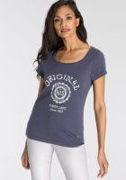 H.I.S Shirt met korte mouwen met heritage-print van H.I.S
