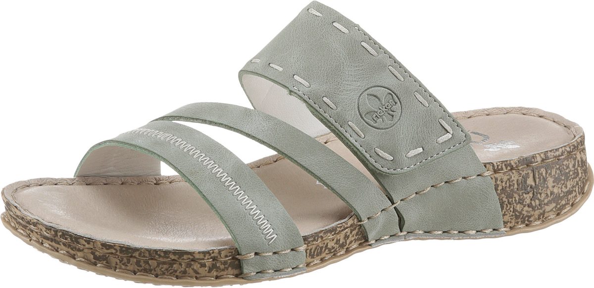 Rieker Slippers met stijlvol logo