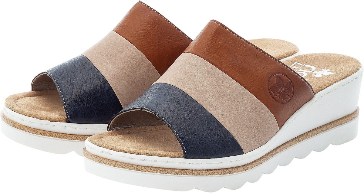 Rieker Slippers in patchwork-look