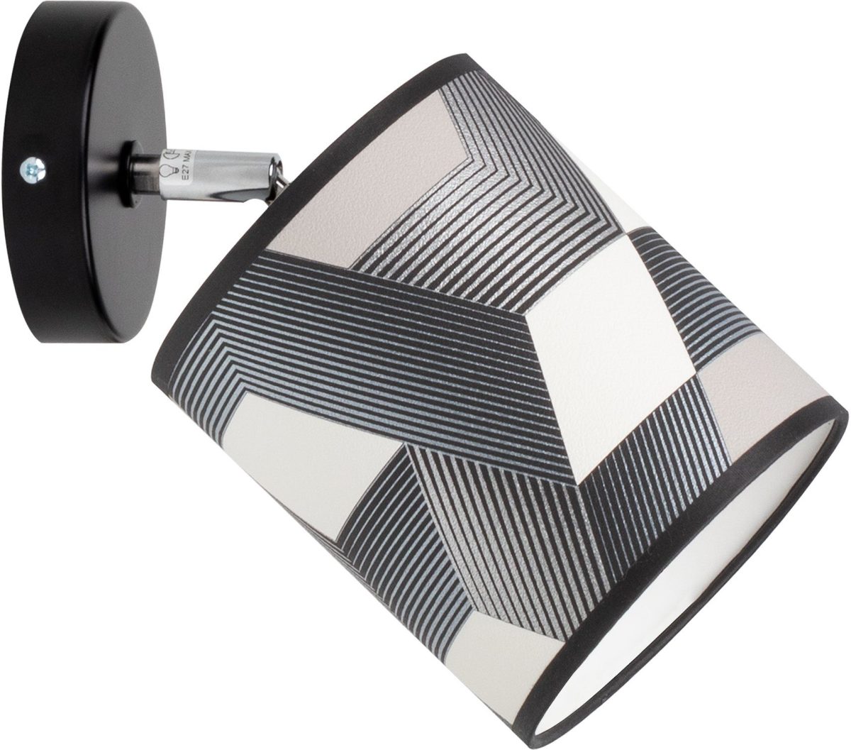 BRITOP LIGHTING Wandlamp ESPACIO Kapjes van gelamineerd behang, beweegbare spots, bijpassende LM E27 / exclusief, Made in Europe