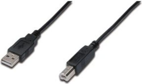 Assmann Digitus 5m USB A/B, M/M 5m USB A USB B Zwart USB-kabel