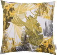 Tom tailor Kussenovertrek Yellow Jungle met verschillende jungleplanten (1 stuk)