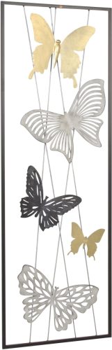 HOFMANN LIVING AND MORE Sierobject voor aan de wand Wanddecoratie van metaal, motief vlinders