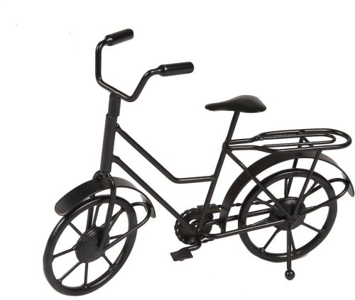 Ambiente Haus Sierobject voor aan de wand Deco fiets - zwart 27 cm (1 stuk)