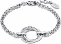 Lotus Style Edelstalen armband Privilege, LS1780-2x1 met glassteentjes