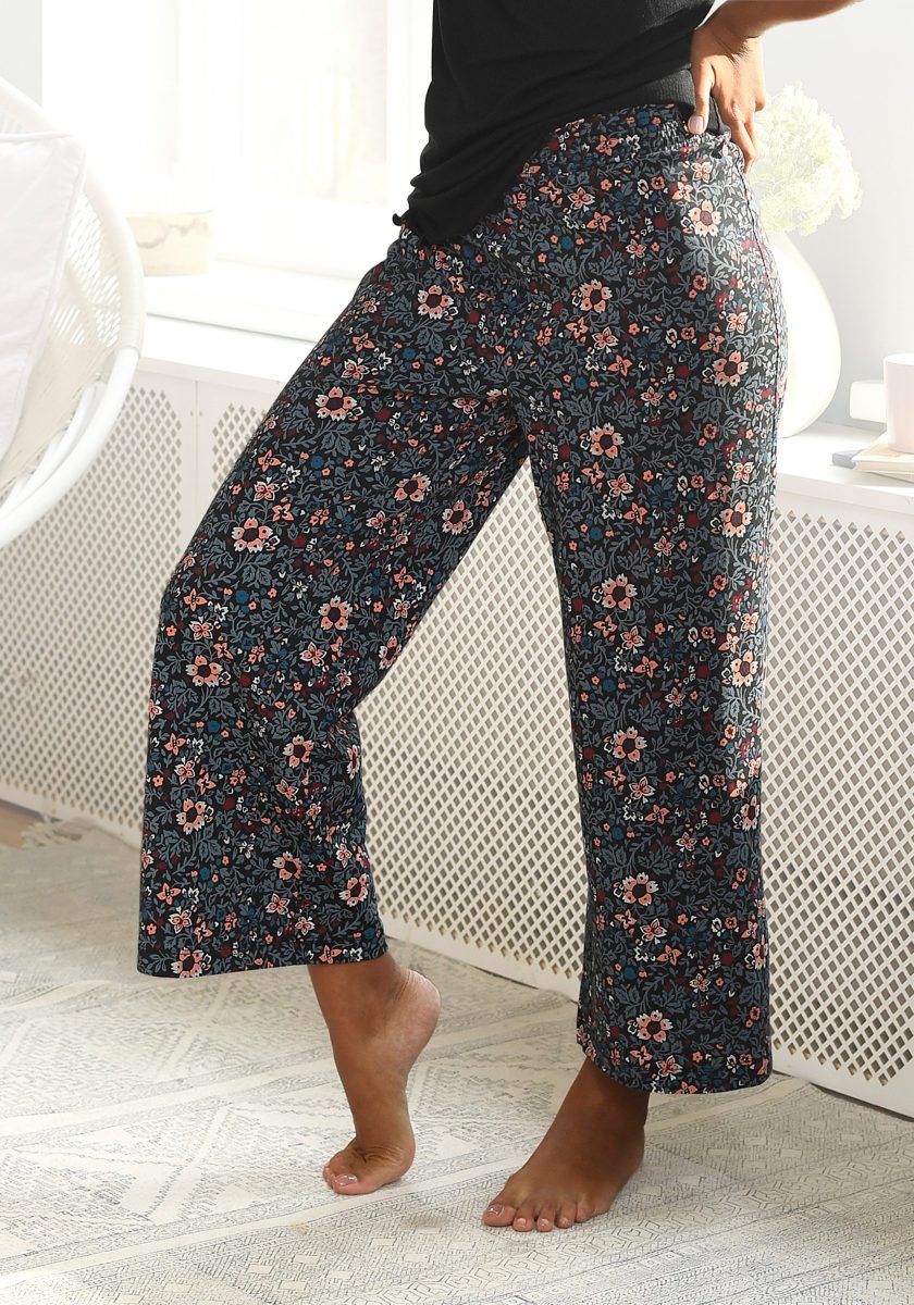 s.Oliver RED LABEL Beachwear Culotte motief all-over met elastische band