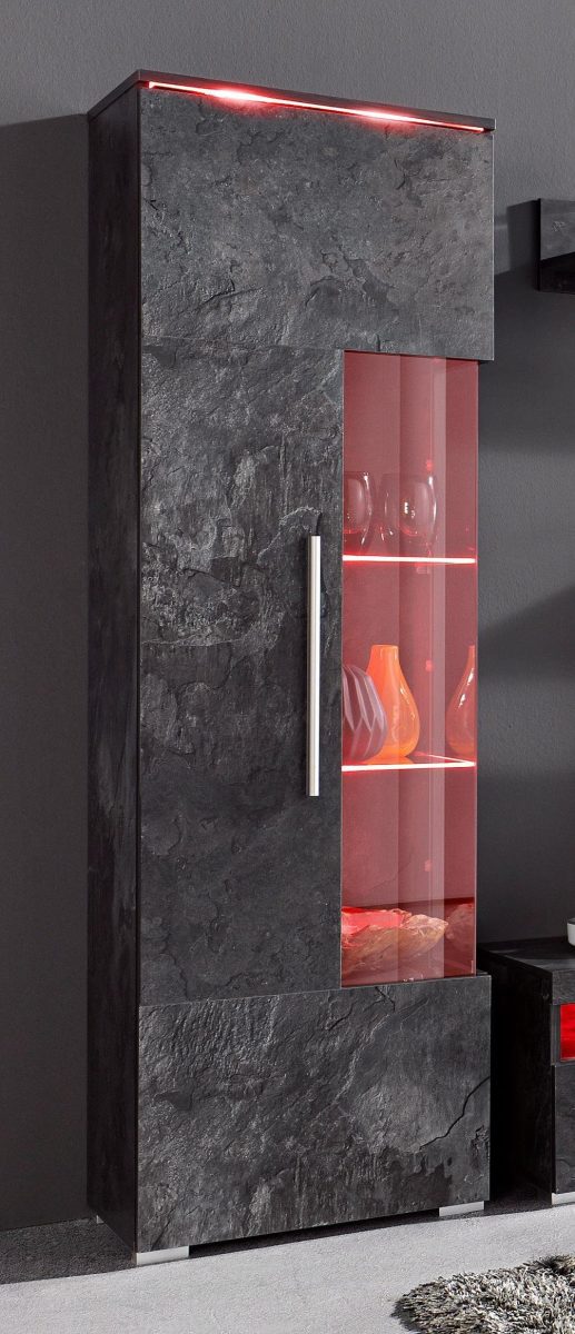 Helvetia Meble Vitrinekast India Hoogte 160 cm