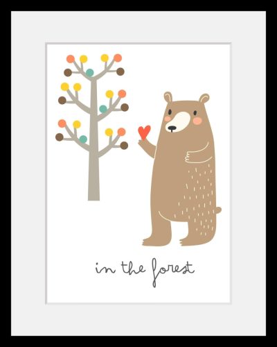 Home affaire Wanddecoratie BEAR met frame