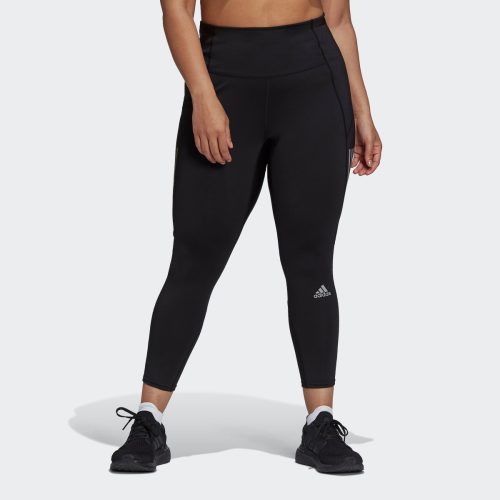 adidas Performance Own The Run Plus Size hardloop broek zwart