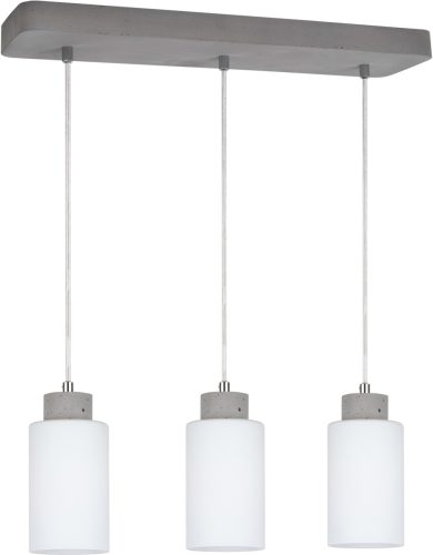 SPOT Light Hanglamp Karla Hanglamp, lampenkap van hoogwaardig glas, betonelementen met de hand gemaakt, natuurproduct - duurzaam, Made in Europe (1 stuk)