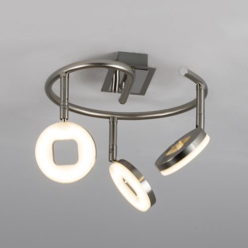 SPOT Light Led-plafondlamp EASYFIX Plafondlamp van metaal, led geïntegreerd, flexibel instelbaar, beweegbare koppen.